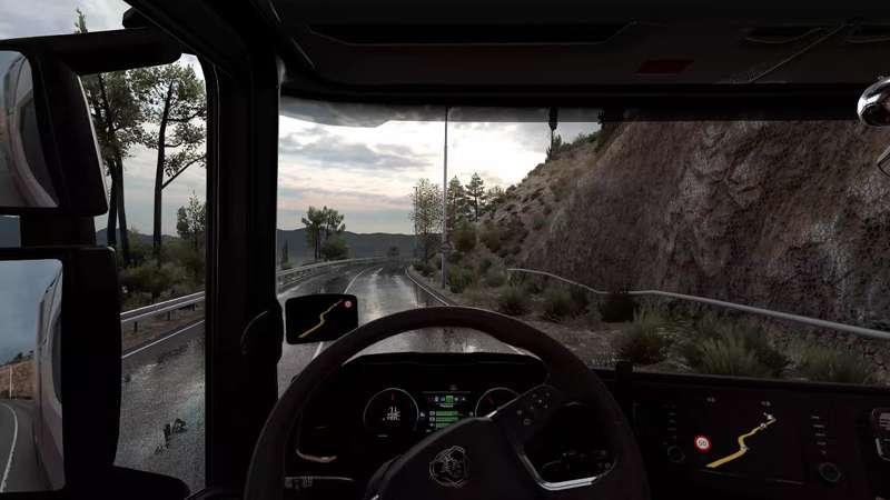 ETS 2/ATS Lighting Improvements v2 Preview 4 - Rain 1