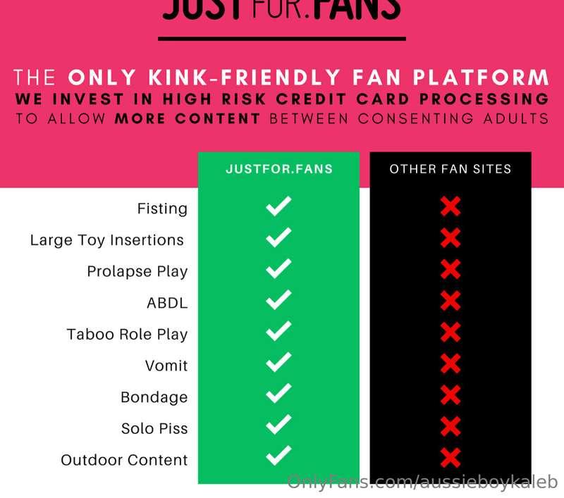 Onlyfans basically doesn’t allow any of this anymore and con..