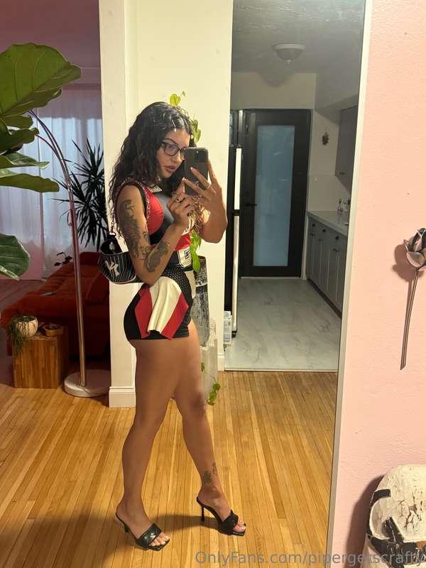 diy outfit put together for a party in miami <3