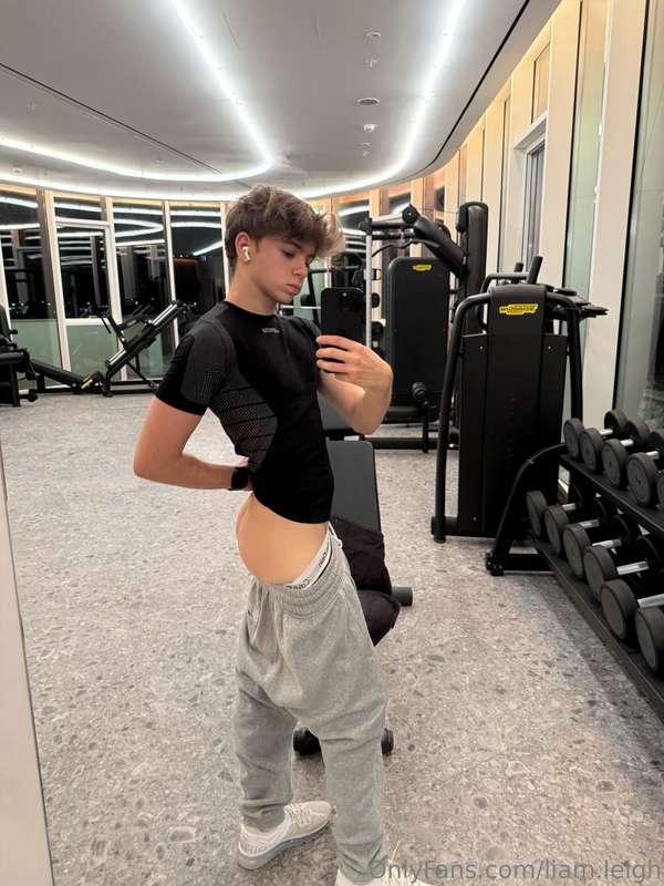 I was at the gym, and by the end, I was the last one there. ..