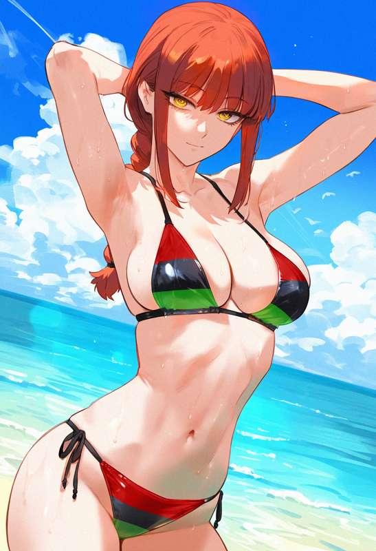 Makima BBC Beach Date