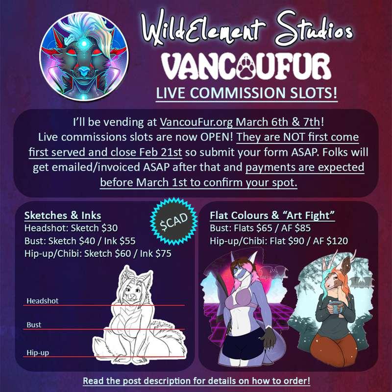 VancouFur Commissions OPEN!