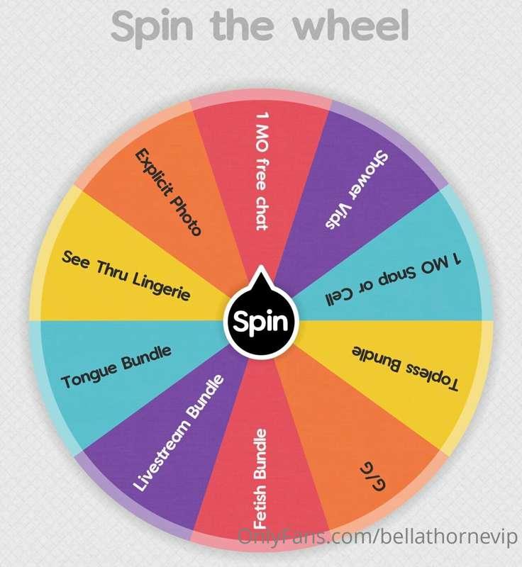 Brand new spin the wheel!! I love playing with you guys and ..