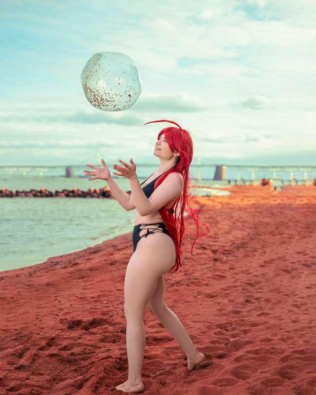 Rias Swimsuit Cosplay 🥰