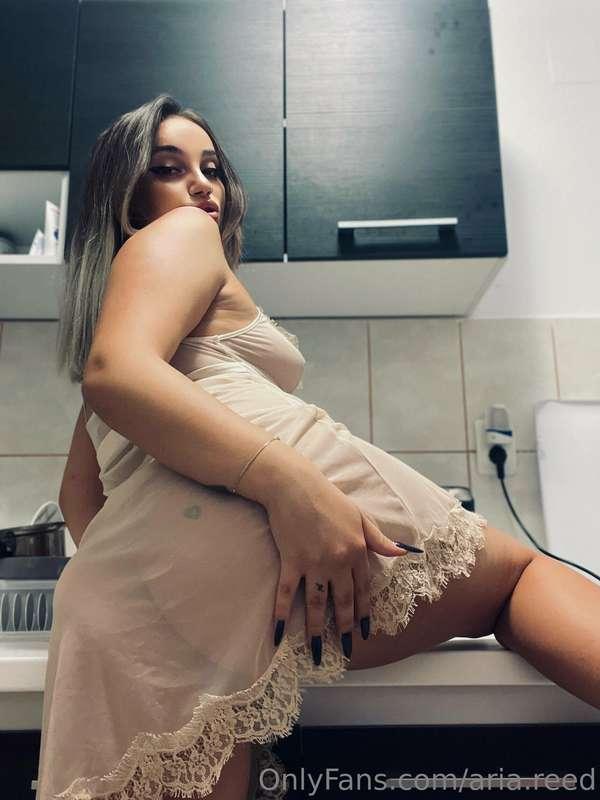 Doing naughty things in the kitchen sounds so good , don't y..