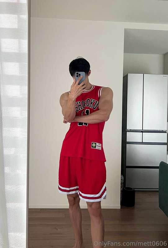 I cosplayed as Rukawa Kaede from Slam Dunk 🏀