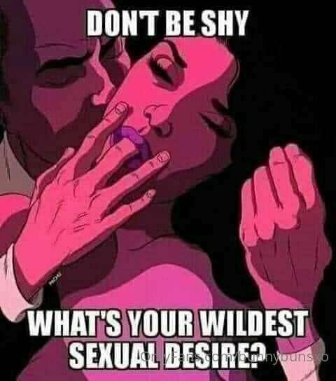 Cum to my DMs and tell me your darkest desire. 😘
