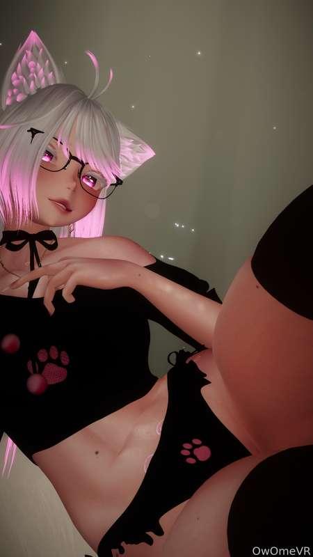 Come pat your cute adorable kitten~❤️

All my stuffs: https://linktr.ee/OwOmeVR

#hentai #anime #vtuber #lewdtuber 
#ass #lewd #nsfw #nude #fyp #abs #free