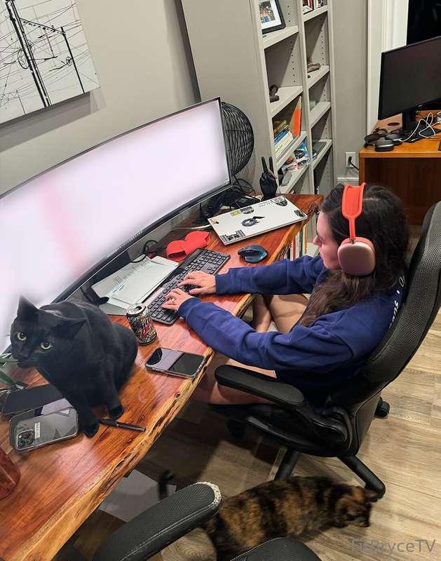 My daily work set up!