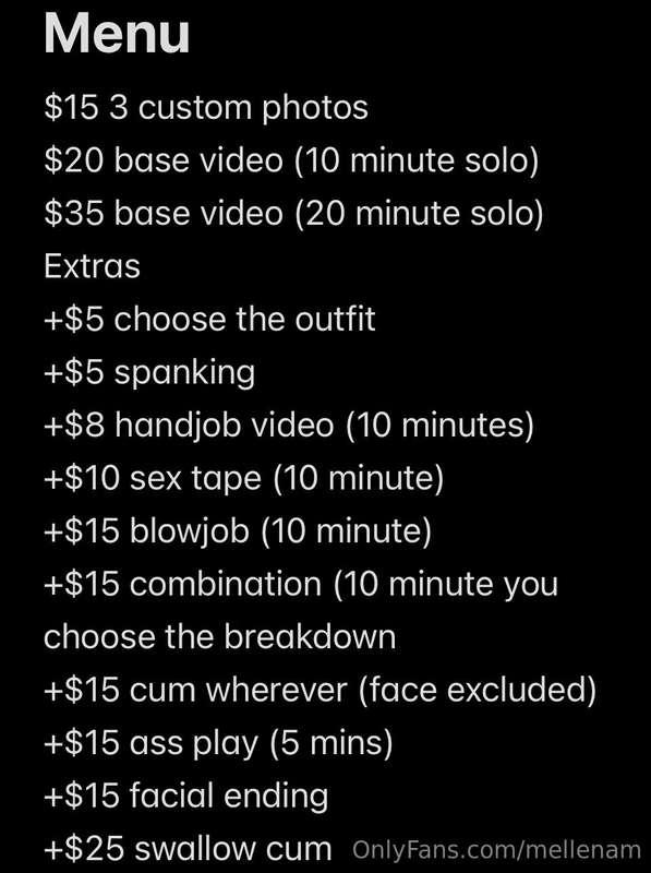 Here’s my custom menu 😊 send me a dm if you want anything ma..