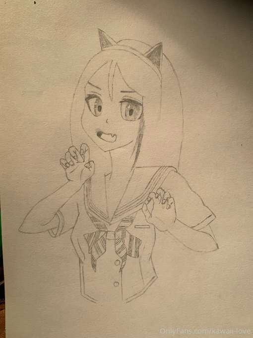 A drawing I made today , you like it ?? show me some of your..