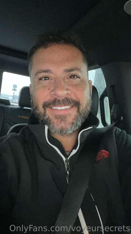 It’s snowing today here! Don’t forget to smile and start off..