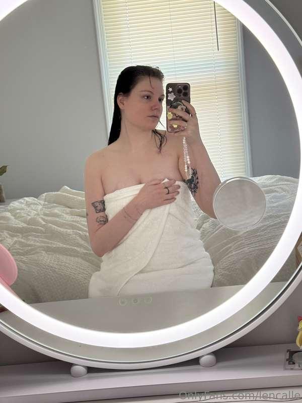 Swipe to remove the towel!