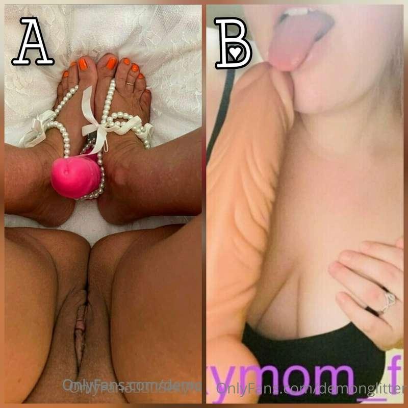 🍆 FINALS 🍆 BEST DILDO SELFIE 🍆

A. @sexyhotpisces
B. @sexymo..