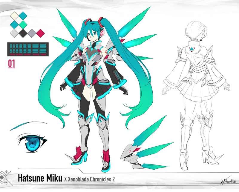 Miku X Xenoblade 2 (high res)