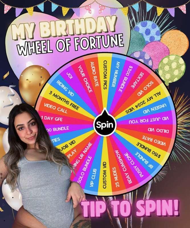 MY BIRTHDAY WHEEL OF FORTUNE💖over 30 amazing prizes to win! ..