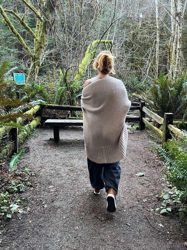 What if I flashed you in the middle of a redwood forest? Wha..