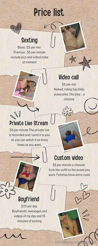 💕𝙋𝙧𝙞𝙘𝙚 𝙡𝙞𝙨𝙩💕Everything on this list has a 15% discount for m..