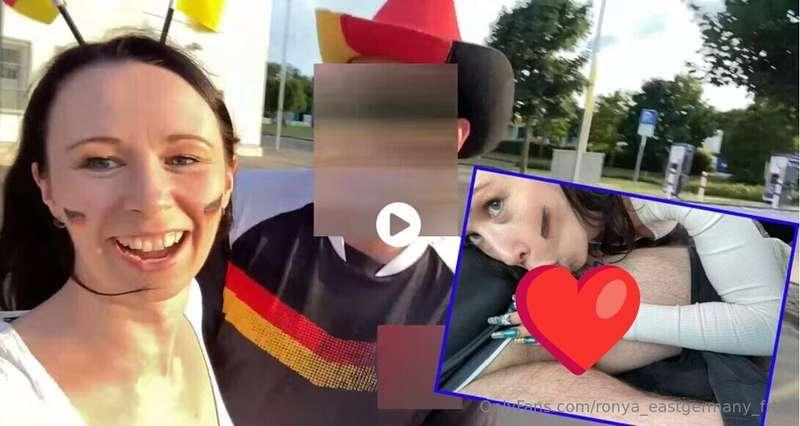 Bin ich eine Fanschlampe!! Blowjob mit Fan nach dem Spiel!  ..