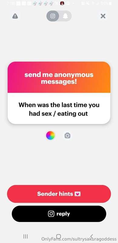 Got this question on my NGL from Instagram. I answer anonymo..