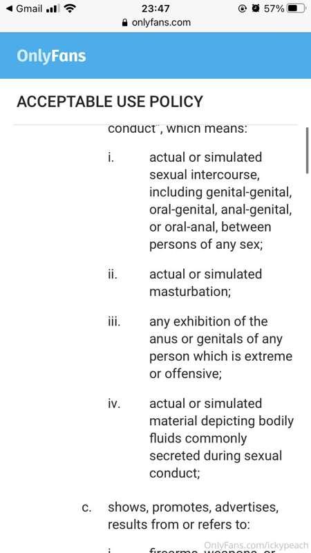 New guidelines: basically nudity but no masturbating or sex ..