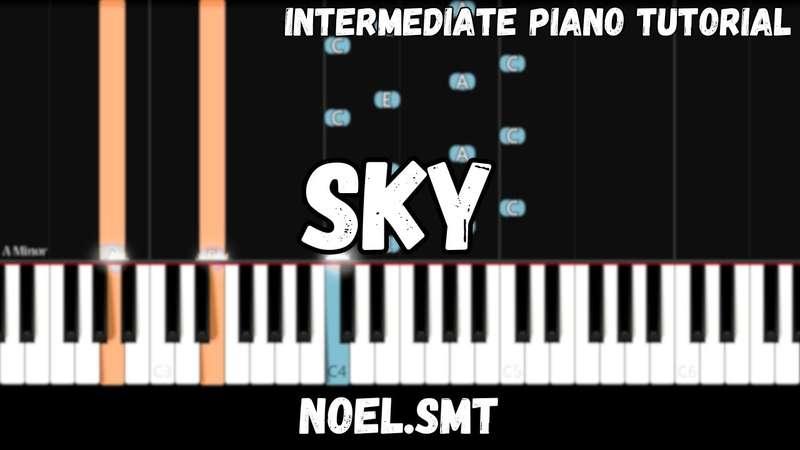 Intermediate MIDI - Noel Smt - Sky (Atlantic Notes Arrangement + Tempo + Colors + Key)