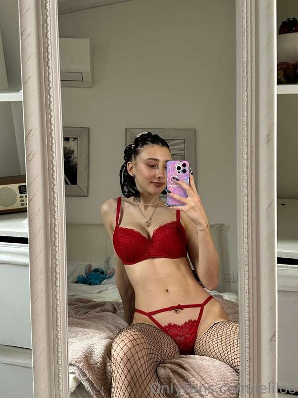 Can you become a bull to jump on my hot red lingerie and tea..