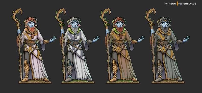 Firbolg Druid Color variants!