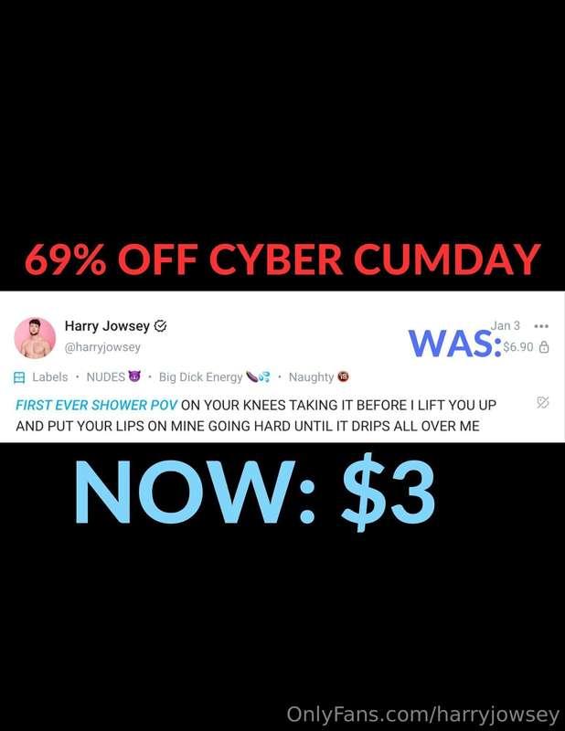 69% OFF CYBER CUMDAYhttps://onlyfans.com/874003043/harryjows..