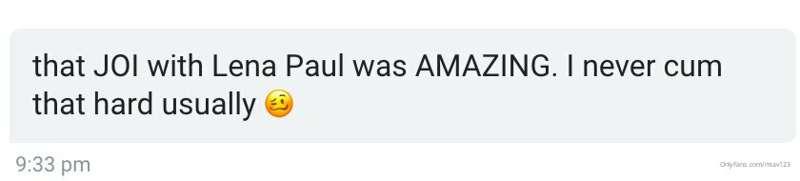 Just got this DM from a fan who just had the orgasm of his l..