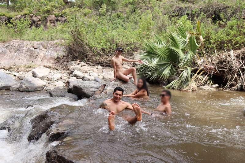 Textil camping gone nude