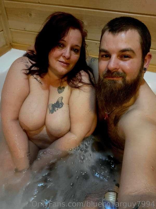 Ending my birthday soaking with my wife @justme7994