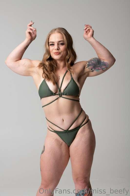 I tried this bikini on this morning, but my new tits and my ..