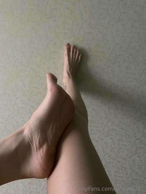 Every morning when I wake up, I admire my perfect feet and m..