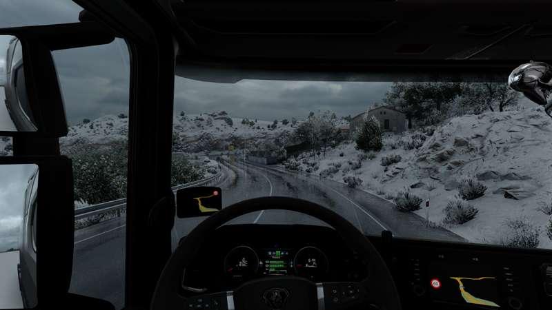 Adding Snow - ETS 2/ATS Lighting Improvements v2