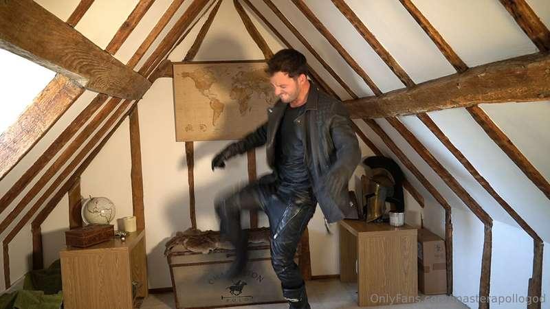 How lucky would you feel to have me dressed in full leather ..