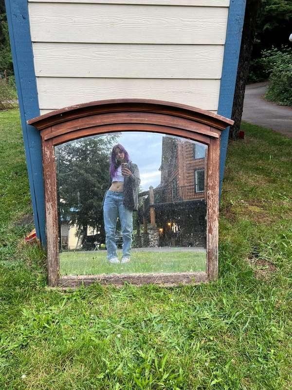I found a mirror and took advantage 🤪