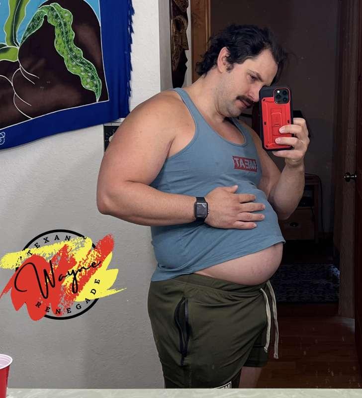 Old belly Bloat