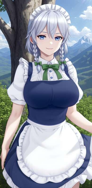 Sakuya Izayoi. Touhou