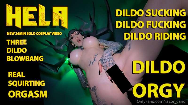 Me cosplaying the Thor Ragnarok version of Hela was as inevi..