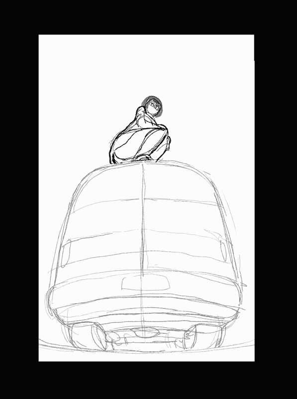 Animation poll winner wip + bonus sketches!