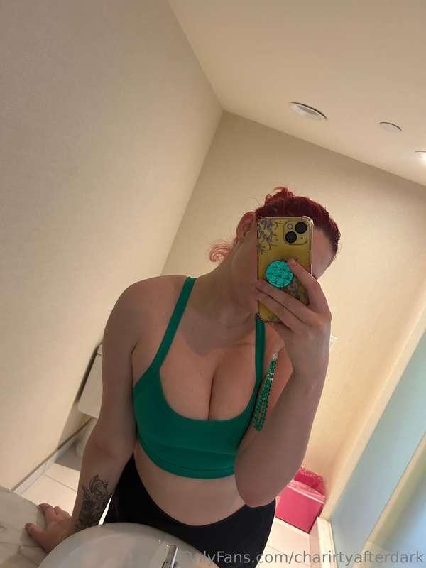 Impulse bought a new bralette, looks like it’s a bit small. ..