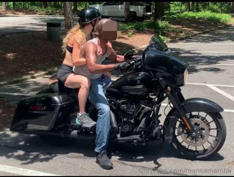 Taking a hot wife for a ride.