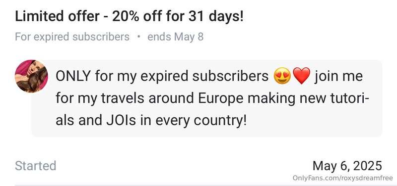 I have a discount for everyone that was subscribed before 😍 ..