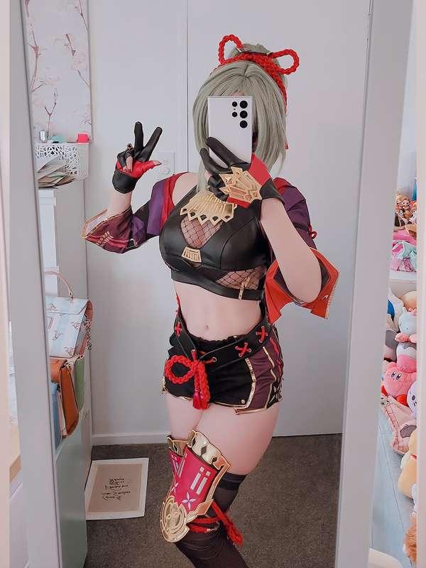 Kuki Shinobu from Genshin Impact Costest <3