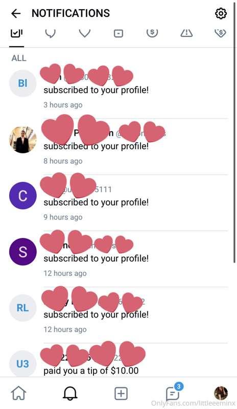 All of these subs just came to my paid page today after comi..