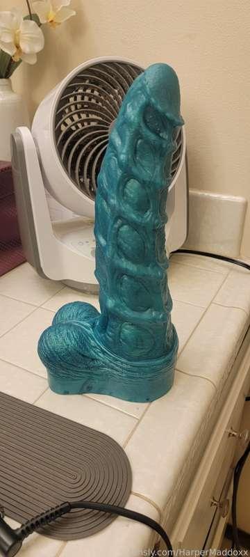 Got some vids coming up with my pretty seahorse dildo ❤️