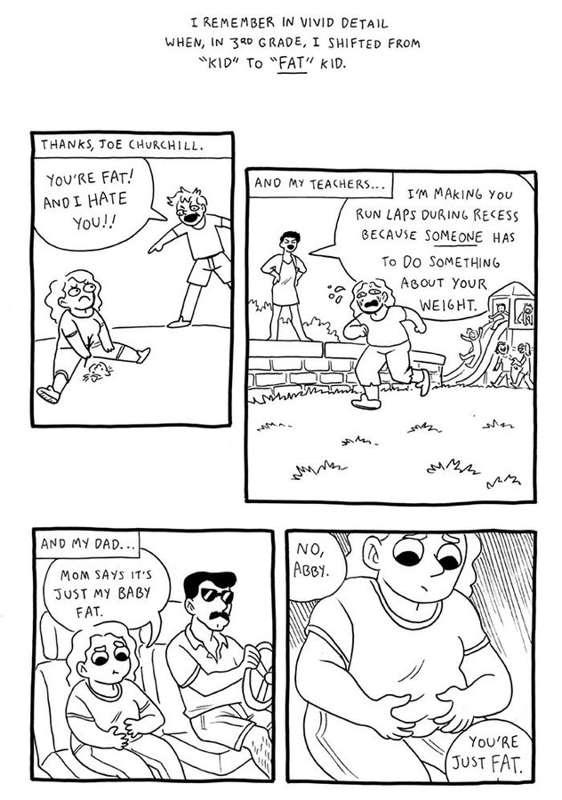Big Ol Eating Disorder Comic!!