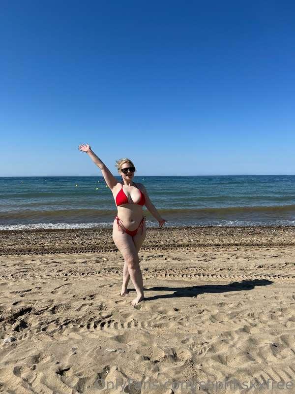 I love taking photos on the beach