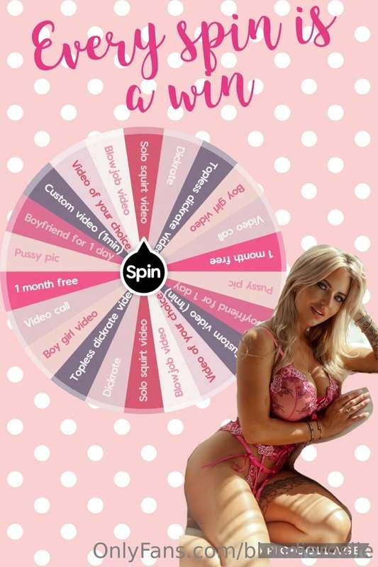 Spin the wheel for MAI 🌸 

New and updated 🥰 
1 spin: 10$
2 ..